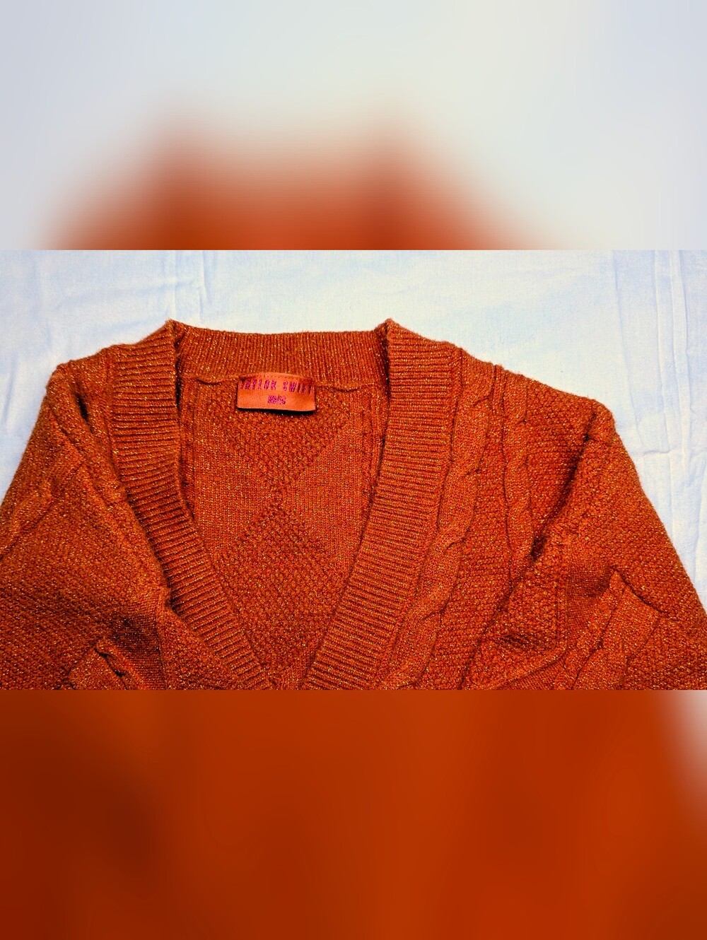 Like-New Life Of A Showgirl Cardigan Taylor Swift M/L